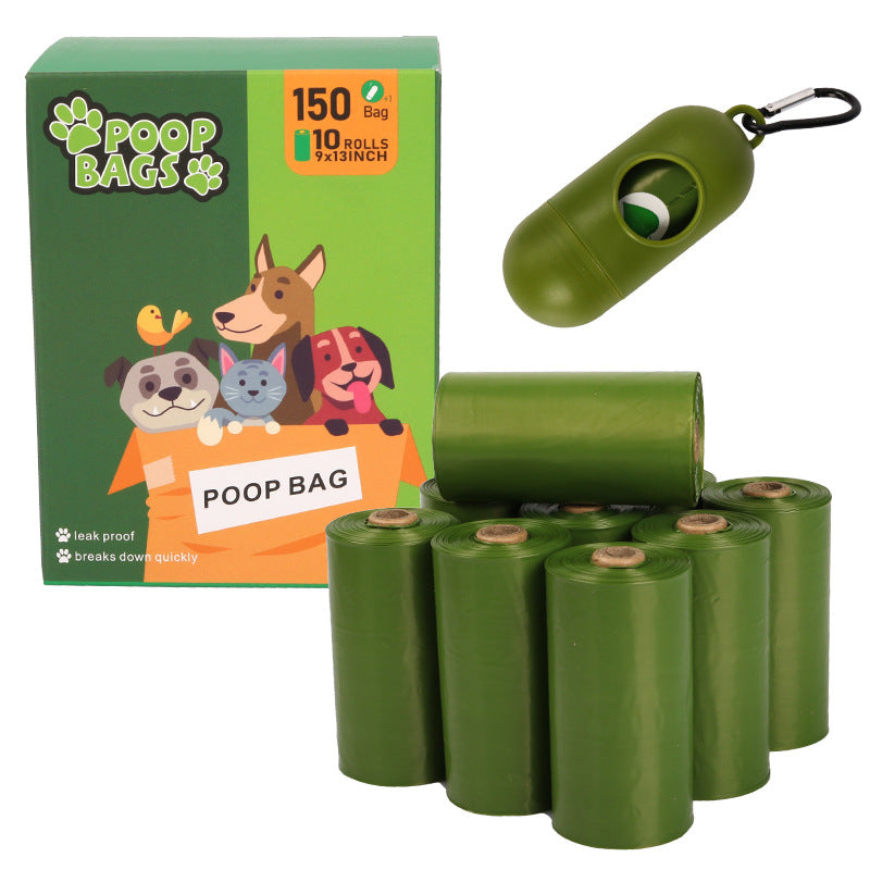 Hundbajspåsar med behållare